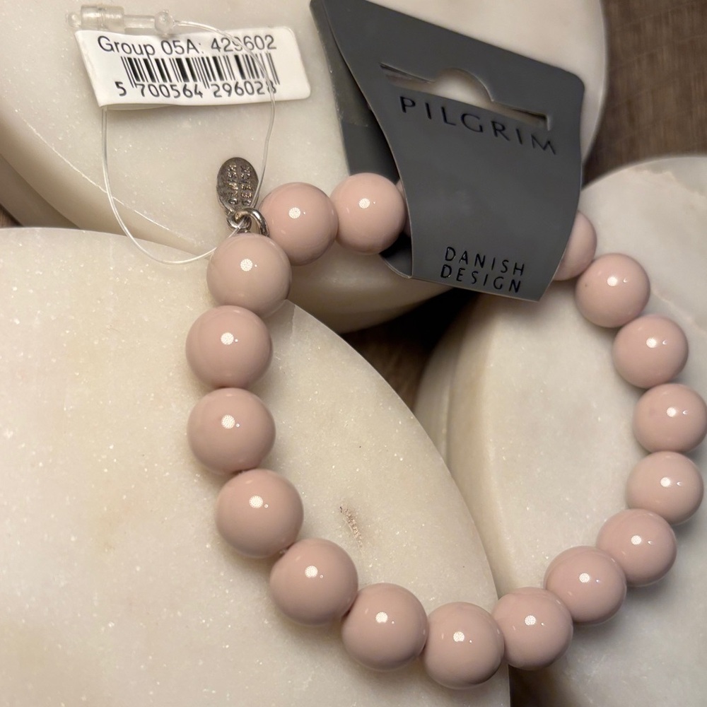 (#36) Pilgrim Blush Beaded Bracelet